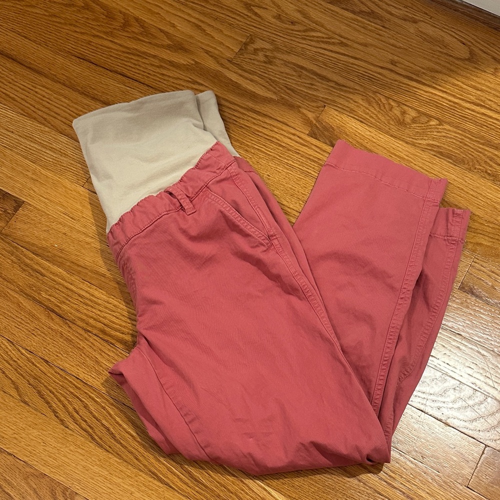 GAP Maternity Salmon Chino Pants